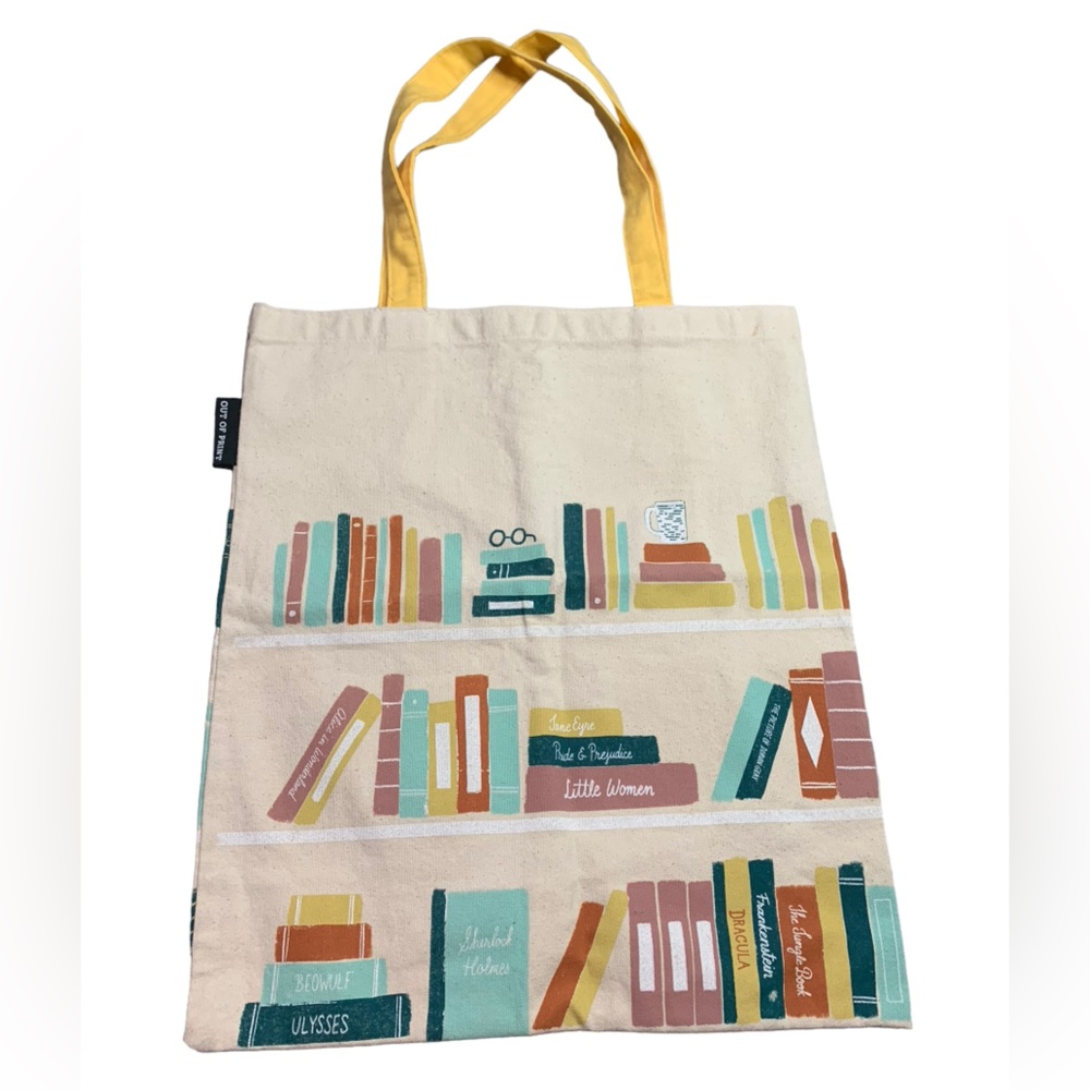 bookshelf tote bag NWOT